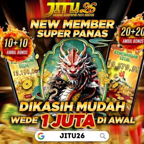 JITU26 Bonus Member Baru 100%